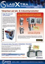 Kampanj p� Ultraljudsbad, Ultraljudstv�ttar, V�rmesk�p, pH-m�tare, ugnar