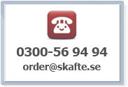 Kontakta oss via epost eller telefon